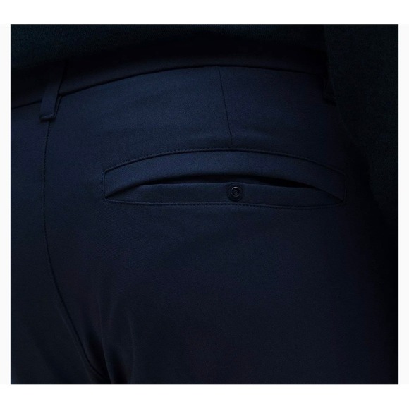 NEW LULULEMON Mens Commission Slim-Fit Pant True Navy Size 31 x 32 MSRP‎ $138 - Picture 4 of 12